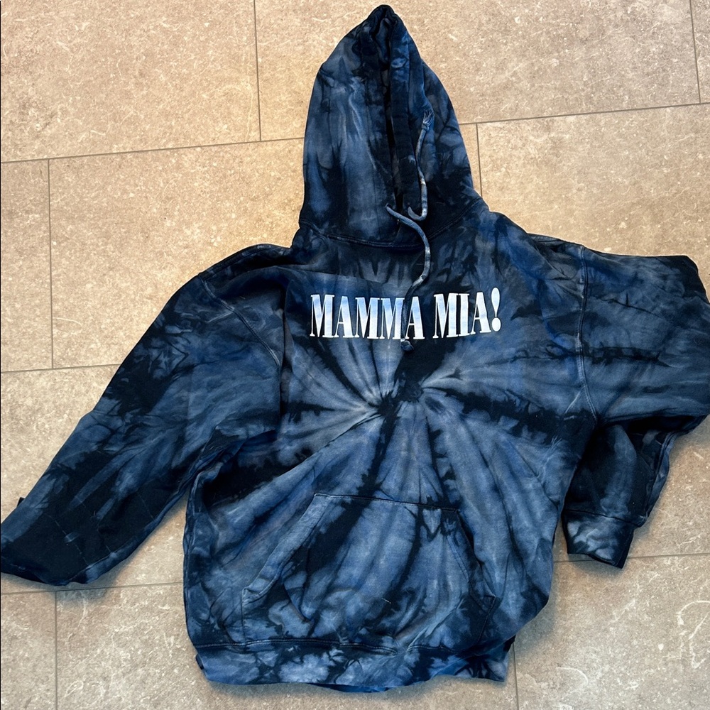 Mama Mia! The Musical Blue Tie-Dye Hoodie